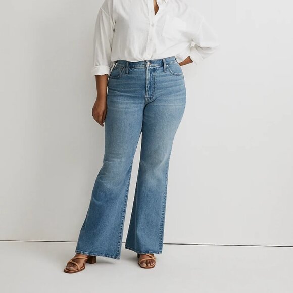 NWT Madewell Flare Jeans Size 33 - Picture 1 of 4